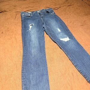 GAP Classic Blue Resolution True Skinny High Rise Jeans